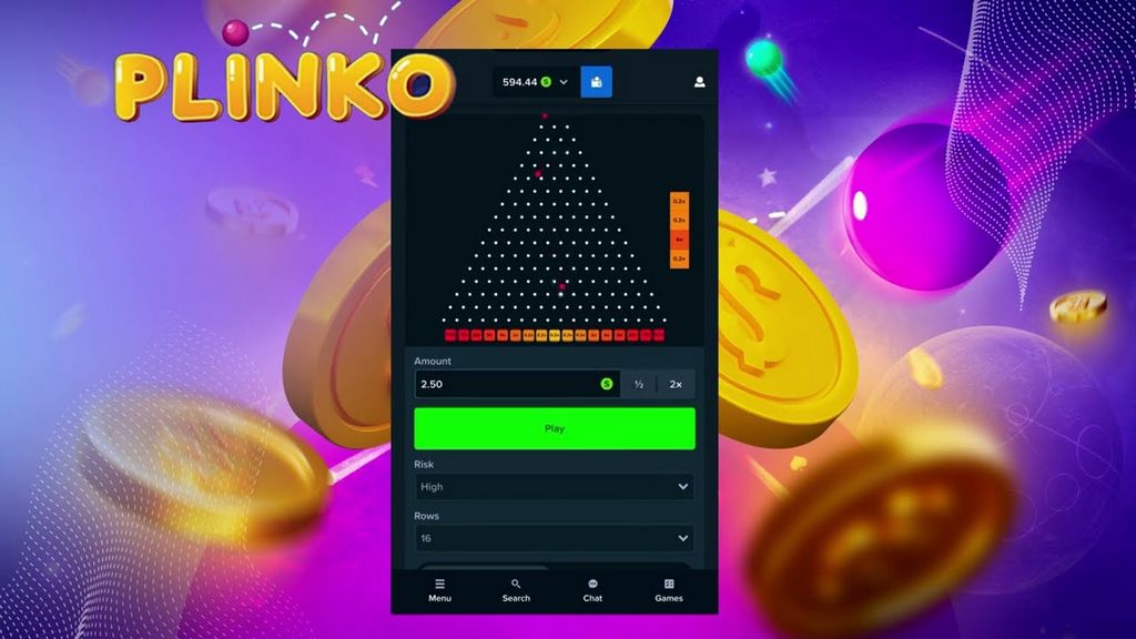 Plinko Casino Game - Play for Real Money - 2500$ Bonus offer!
